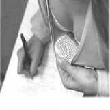 Girl Cheating On Exam