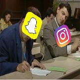 Instagram and Snapchat in a Final Exam