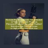 Natalie Portman Missed Star Wars Premiere