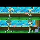 Squidward Tentacles Throws Brain In Garbage
