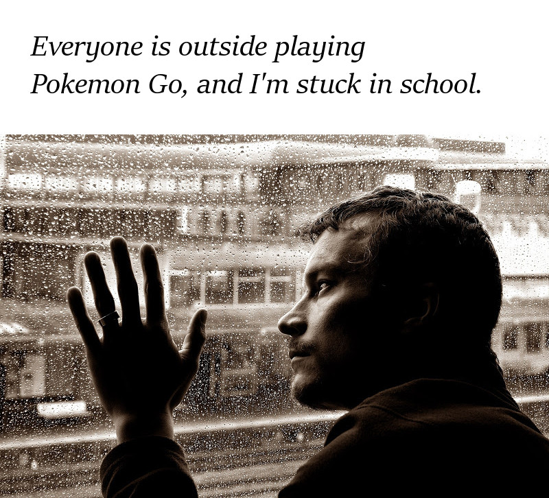 I want to Pokemon Go outside